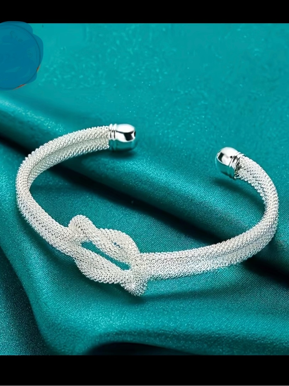 Silver Knot Cuff Bracelet - Women's Jewelry